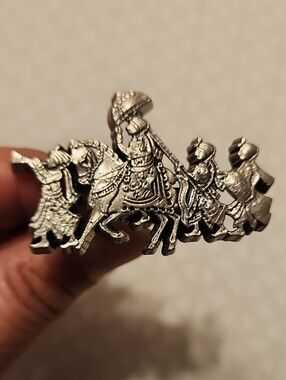 SilverTone Indian Wedding Procession With Groom Sitting On Horse Very Unque Ring
